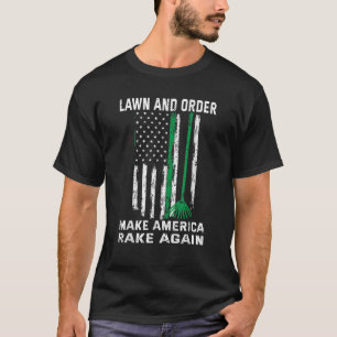 Gräsmatta och beställning gör att Amerika kan göra T Shirt