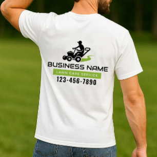 Gräsmatta- och landskapstjänst för professionell t shirt
