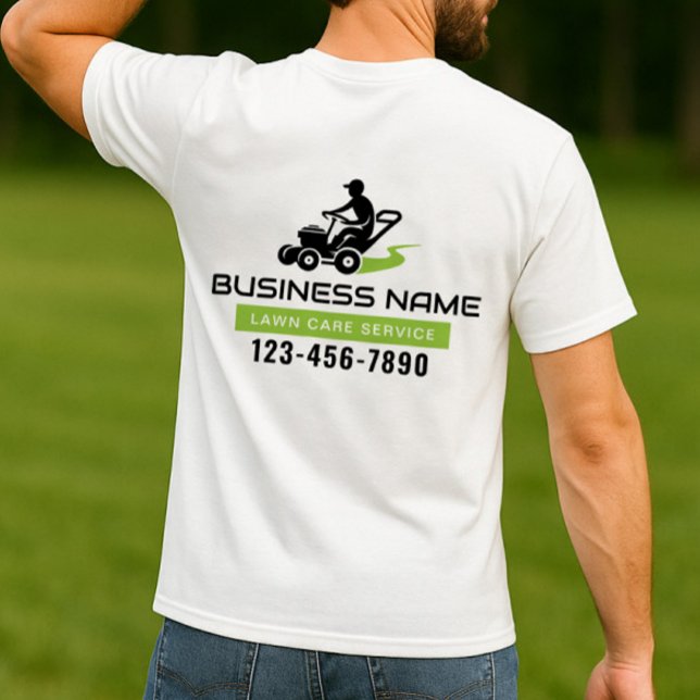 Gräsmatta- och landskapstjänst för professionell t shirt (Skapare uppladdad)