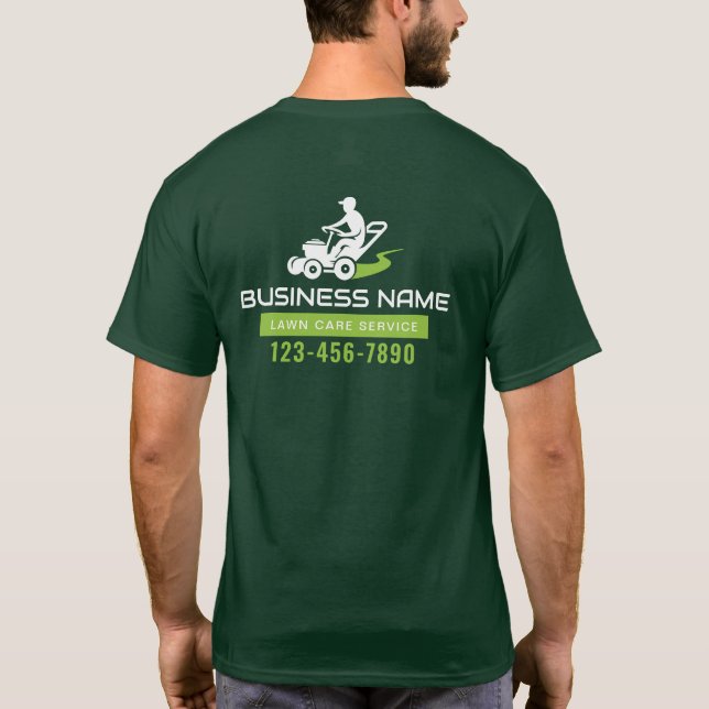Gräsmatta- och landskapstjänster - Riding Mower Lo T Shirt (Baksida)