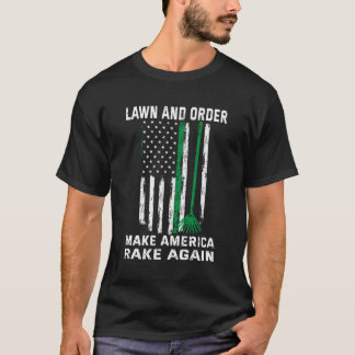 Gräsmatta och ordning gör att Amerika kan göra om T Shirt