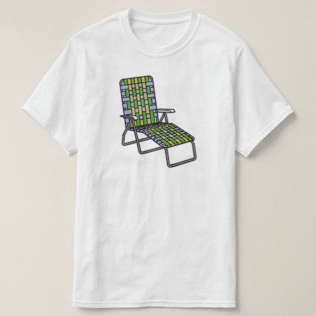 Gräsmatta Ordförande Chaise Lounge T-shirt (Design framsida)
