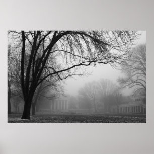 Gräsmatta på Mist Poster