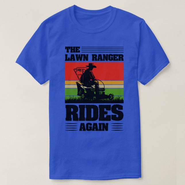 Gräsmatta rider igen t shirt (Design framsida)