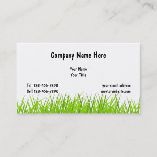 Gräsmatta servar visitkortar visitkort