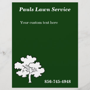 Gräsmatta Service Flyer