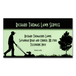 Gräsmatta Service Ligcape Magnetic Business Magnetiska Visitkort