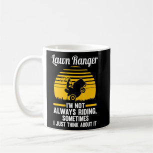 gräsmatta skogsvaktare Jag kör inte alltid gräsmat Kaffemugg