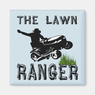 Gräsmatta spänner magnet