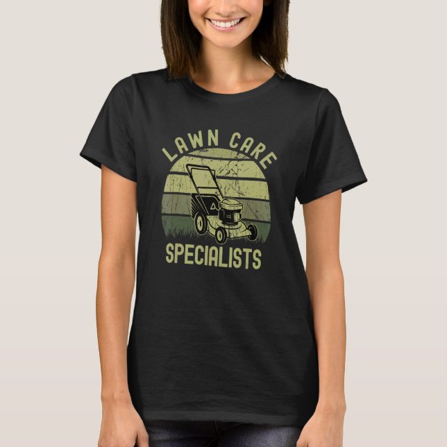 Gräsmatta Specialist Riding Mower Gräsmatta Mining T Shirt (Framsida)