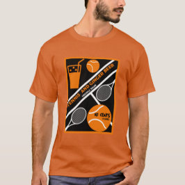 Gräsmatta tennis Player Graphic Art T Shirt