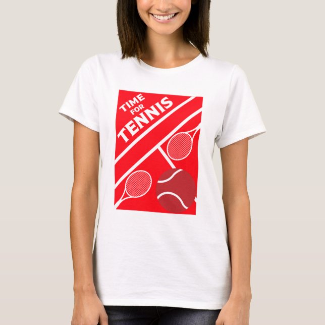 Gräsmatta Tennis Players T-Shirt (Framsida)