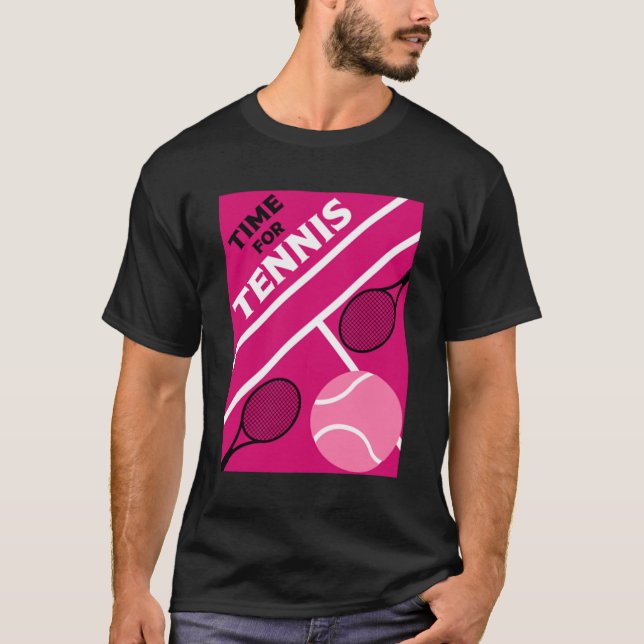 Gräsmatta Tennis Players T Shirt (Framsida)
