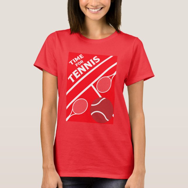Gräsmatta Tennis Players T-Shirt (Framsida)