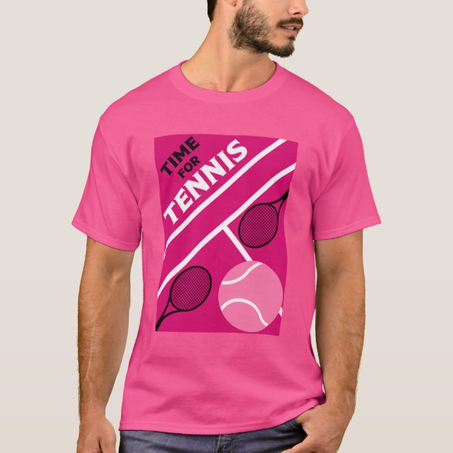 Gräsmatta Tennis Players T-Shirt (Framsida)