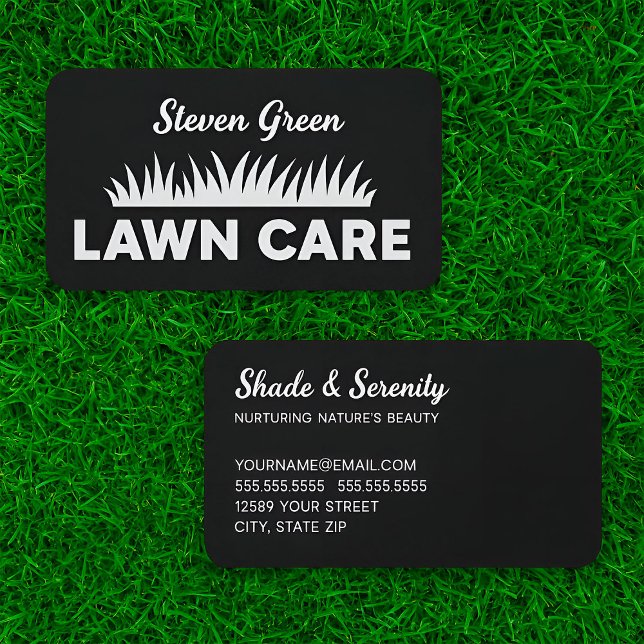 Gräsmatta Visitkort (Lawn Care Business Card)