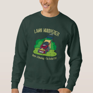 Gräsmatta Whisperer Gräsmatta Mower Garden Lång Ärmad Tröja