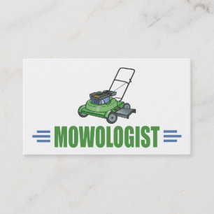 Gräsmatta Yard Mwing, Mow Lawns, Landscaping Grä Visitkort