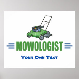 Gräsmatta Yard Mwing, Mow Lawns, Landscaping Gräsm Poster