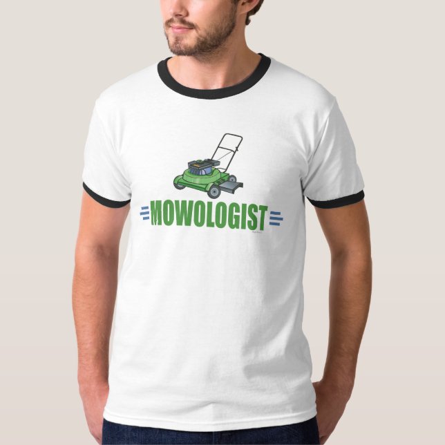 Gräsmatta Yard Mwing, Mow Lawns, Landscaping Gräsm Tröja (Framsida)