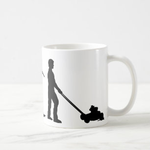 Gräsmattagräsklippningsmaskin Kaffemugg