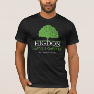 Gräsmattaomsorg och landskapskjorta t-shirt