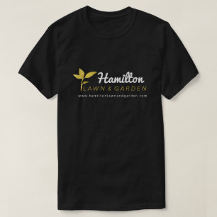 Gräsmattaomsorg och landskapskjorta tee