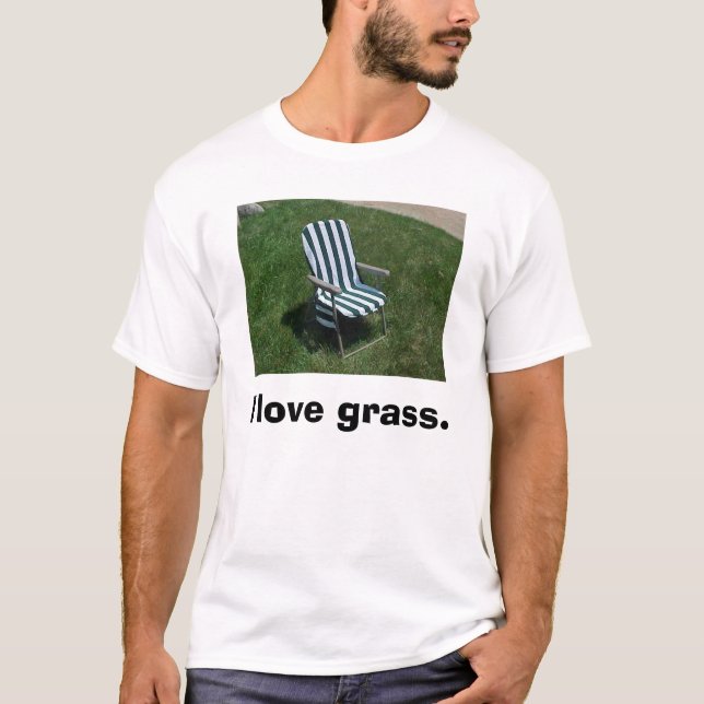 Gräsmattastol T-shirt (Framsida)