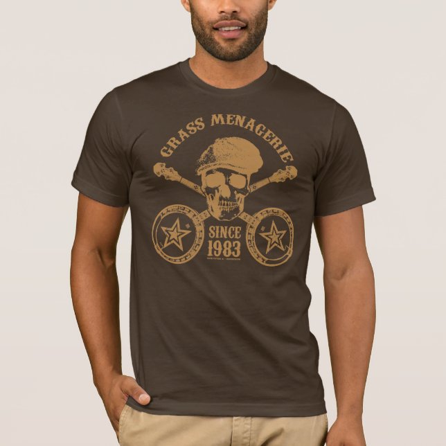 GräsMenagerie (guld) Tee Shirt (Framsida)