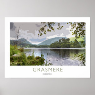 Grasmere järnväg affisch