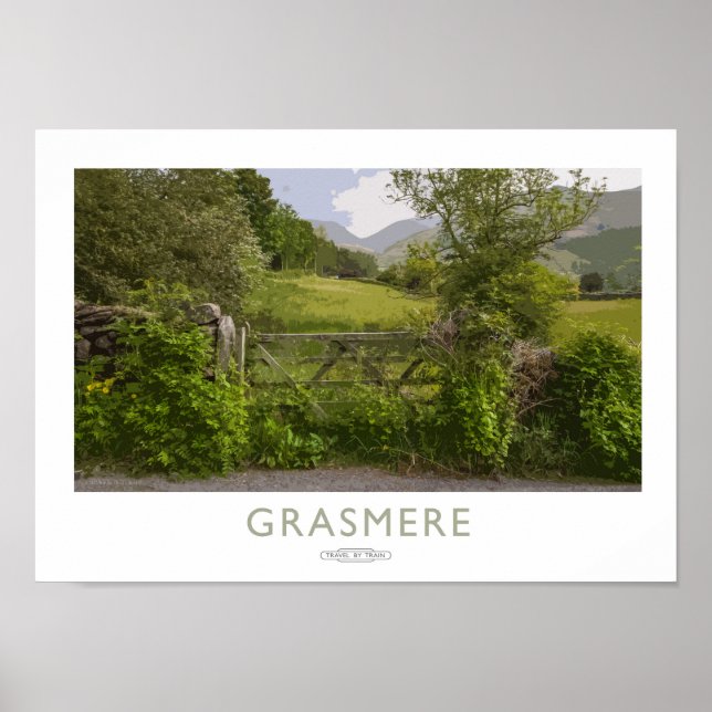Grasmere Railway Poster (Framsidan)