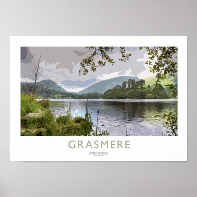 Grasmere Railway Poster (Framsidan)