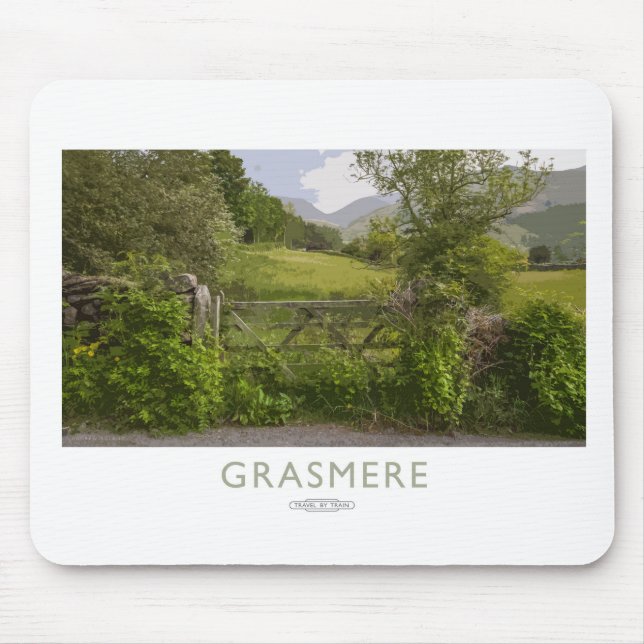 Grasmere Railway Poster Musmatta (Framsidan)