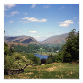 Grasmere Sjö District England Fototryck