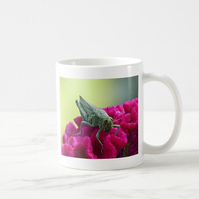 Grasopper på Cockscomb Kaffemugg (Höger)
