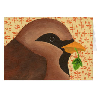 Gråsparv Hälsningskort