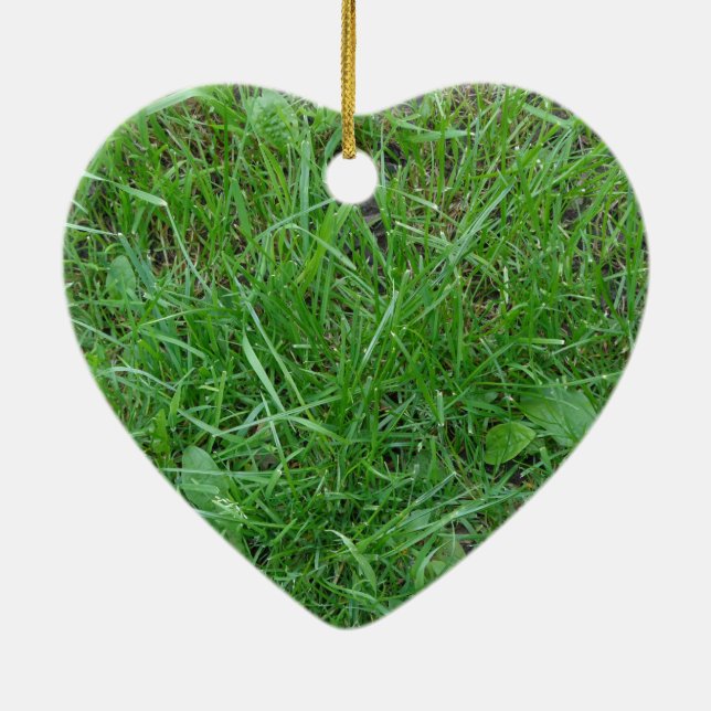 Gräspatch Julgransprydnad Keramik (Baksidan)