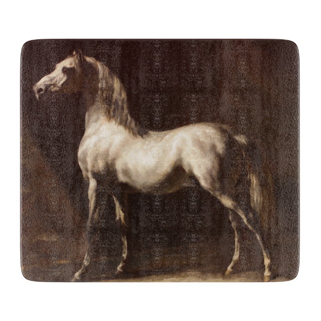 Gråspräckt häst (av Théodore Géricault) (Framsidan)