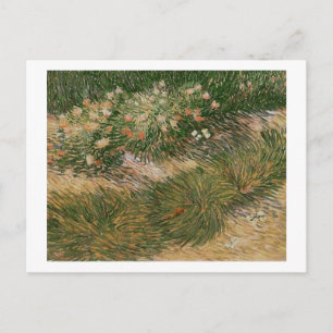 Grass & Butterflies (F460) Van Gogh Fine Art Vykort