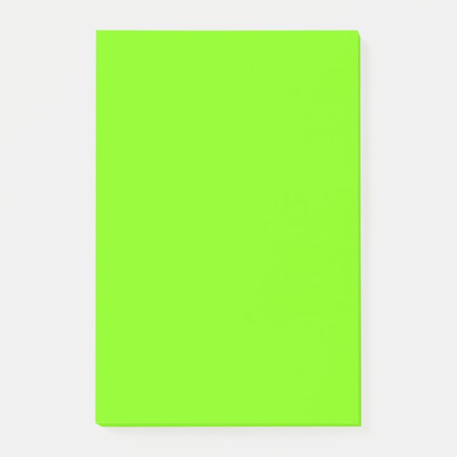 Grass Grönt Solid Färg | Klassisk | ELEGANT Post-it Block (Framsida)