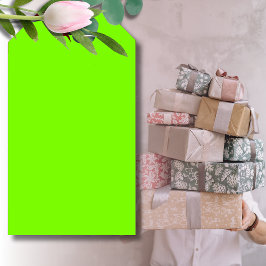 Grass Grönt Solid Färg | Klassisk | ELEGANT Presentetikett