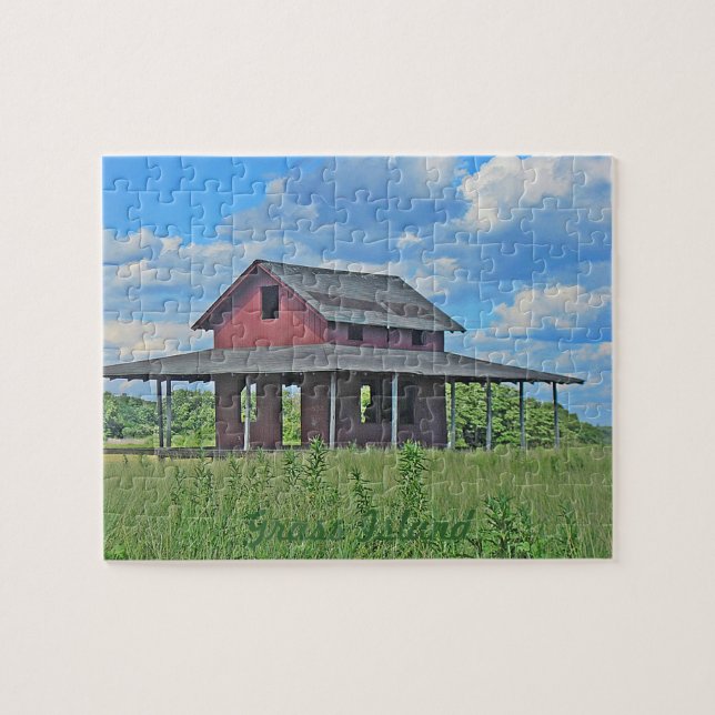 Grass Island Puzzle Pussel (Horisontell)