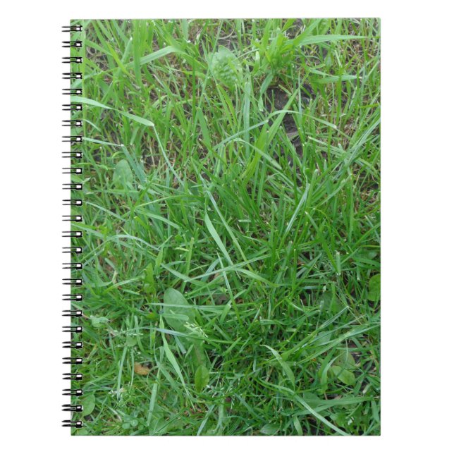Grass Photo Notebook Anteckningsbok (Framsidan)