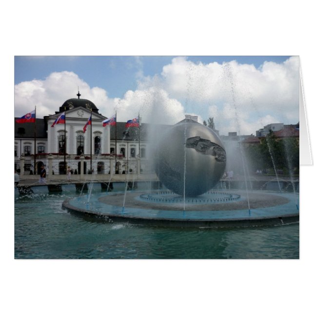 grassalkovich fontän hälsningskort (Framsidan Horizontal)
