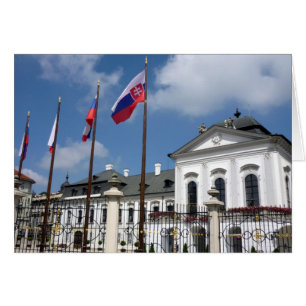 grassalkovich palace flaggor hälsningskort