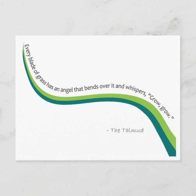 Grassblad Vykort (Framsida)