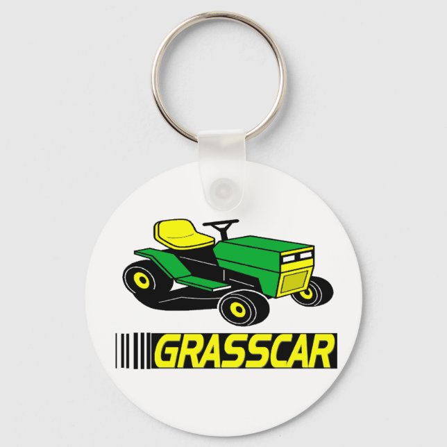 Grasscar T-shirts och Gifts. Nyckelring (Framsida)