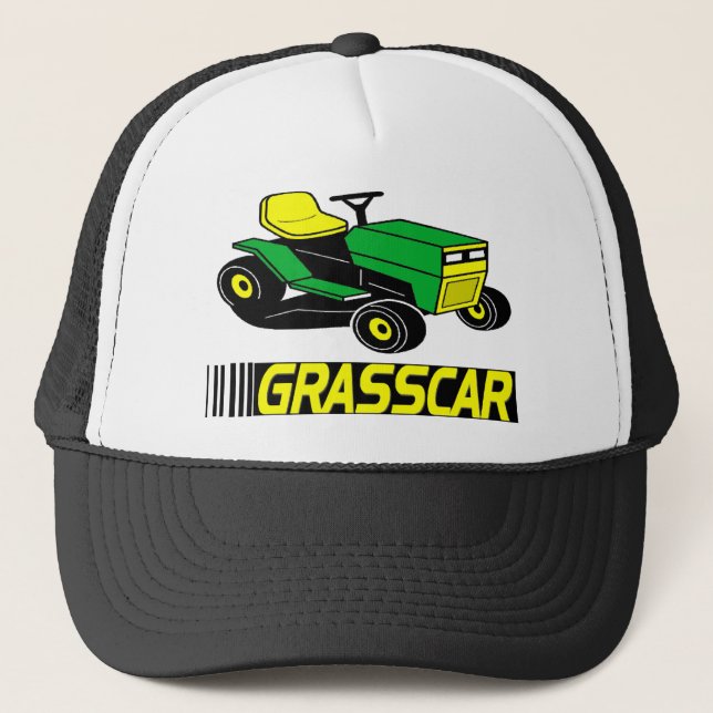 Grasscar T-shirts och Gifts. Truckerkeps (Framsida)
