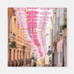 Grasse Frankrike Provence gatumbrellas Magnet