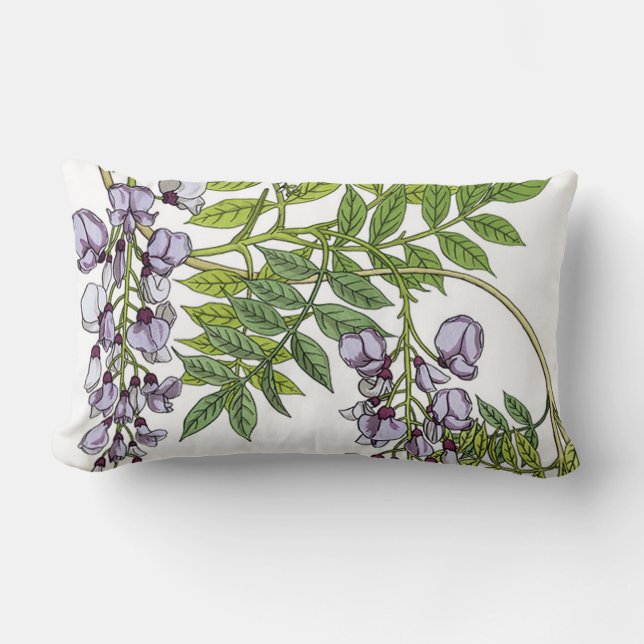 Grassets Art Nouveau Wisteria Lumbarkudde (Framsida)